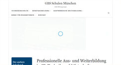 Desktop Screenshot of gbs-technikum.de