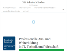 Tablet Screenshot of gbs-technikum.de